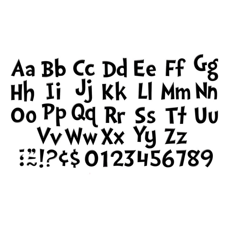 Eureka Dr. Seuss Cat in the Hat 4 eureka-dr-seuss-cat-in-the-hat-4-black-deco-letters-eu-845033-ramrock-school-office-supplies