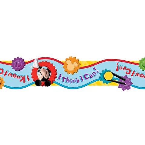Eureka Mickey Mouse Clubhouse® I Think I Can Extra Wide Cut Deco Trim (EU 845209)