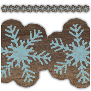 Teacher Created Resources Home Sweet Classroom Snowflake Die Cut Border Trim (TCR 8455)