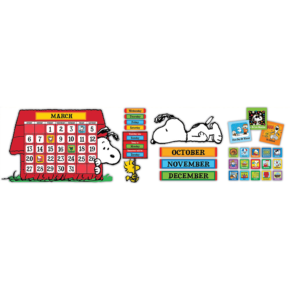 Eureka Peanuts Calendar Bulletin Board Set (EU 847152)