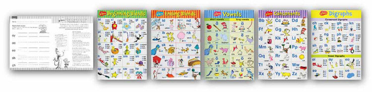 Eureka Dr Seuss PHONICS Bulletin Board Set (EU 847629)