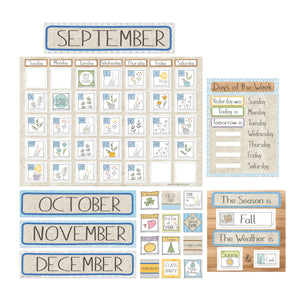 Eureka A Close-Knit Class Calendar Bulletin Board Set (EU 847788)