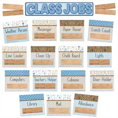 Eureka A Close-Knit Class Class Jobs Mini Bulletin Board Set (EU 847790)