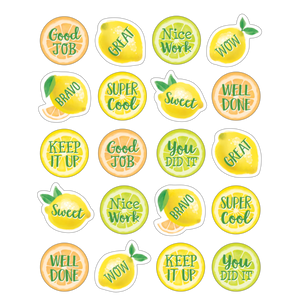 Teacher Created Lemon Zest Stickers (TCR 8484)