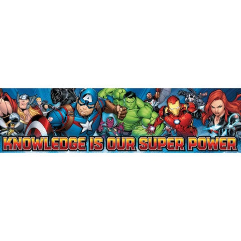 Eureka Marvel™ Super Hero Horizontal Banner, 45" x 12" (EU 849269)