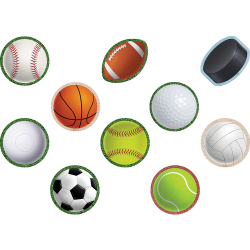 Teacher Created Resources Sports Mini Accents, 36 Pack (TCR 8499)
