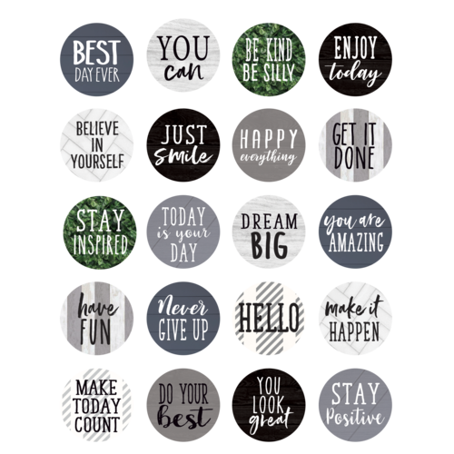 Teacher Created Resources Modern Farmhouse Words to Inspire Planner Stickers (TCR8522)