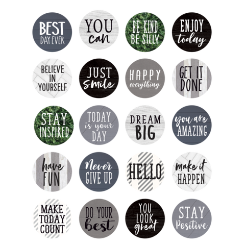 Teacher Created Resources Modern Farmhouse Words to Inspire Planner Stickers (TCR8522)