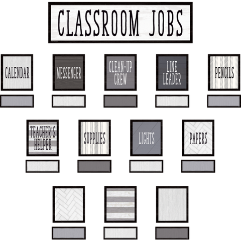 Teacher Created Resources Modern Farmhouse Classroom Jobs Mini Bulletin Board (TCR8532)