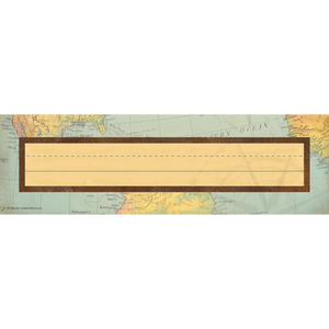 Teacher Created Travel the Map Flat Desk Name Plates 36/Pack (TCR8571)