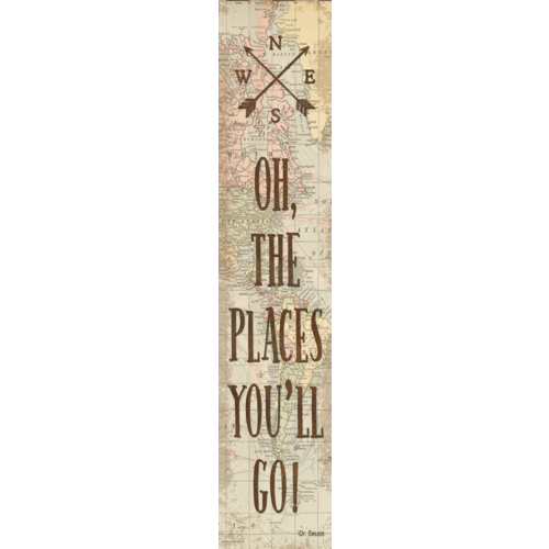 Teacher Created Travel the Map "Oh, the Places You'll Go!" Banner (TCR 8632)