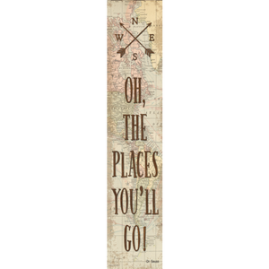 Teacher Created Travel the Map "Oh, the Places You'll Go!" Banner (TCR 8632)