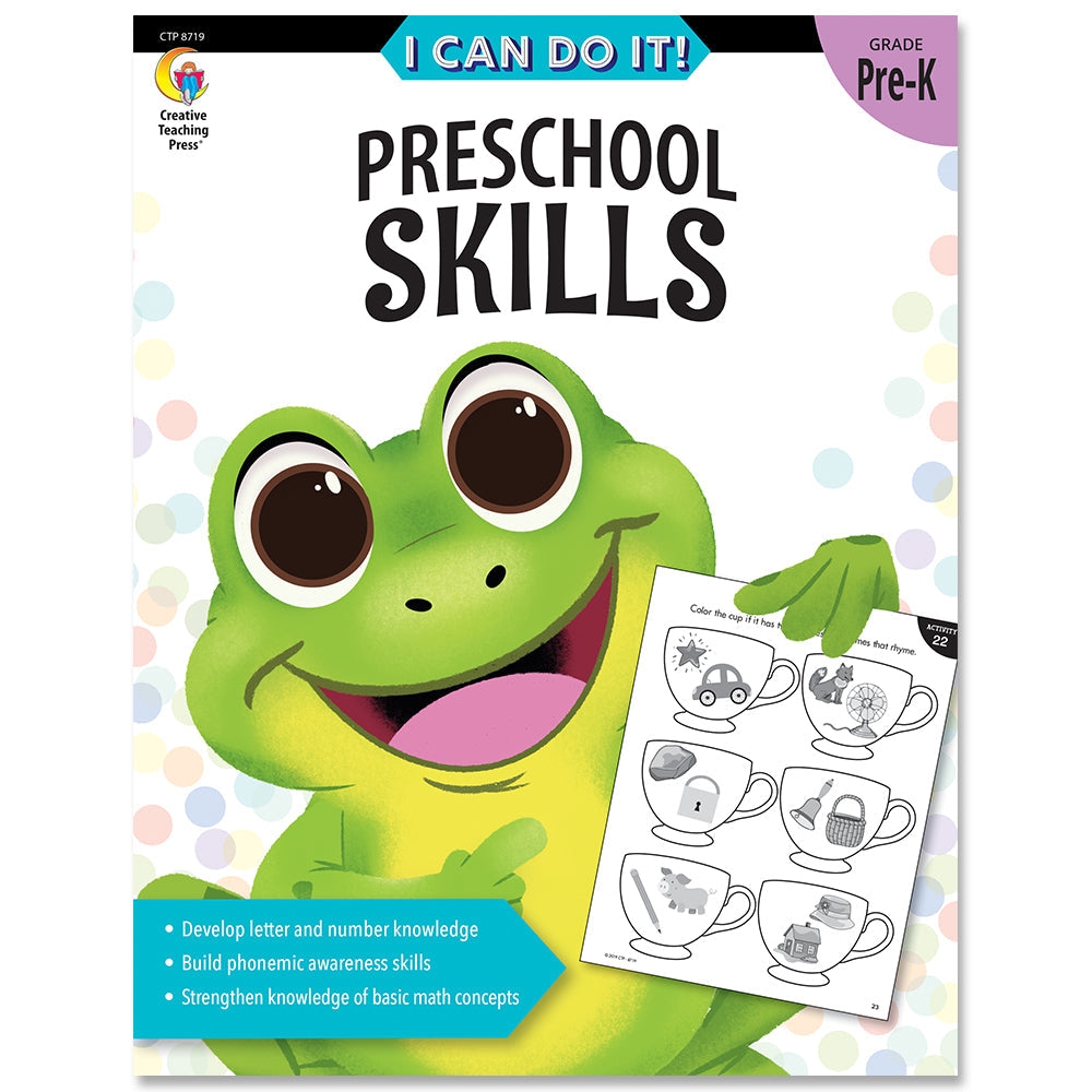 Creative Teaching, I Can Do It! Preschool Skills (CTP 8719)
