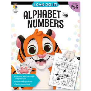 Creative Teaching, I Can Do It! Alphabet and Numbers (CTP 8720)