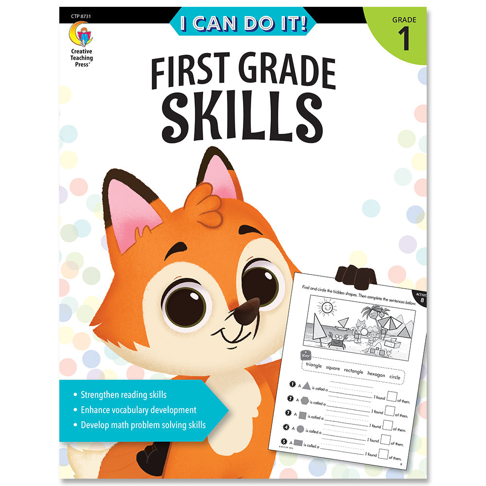 Creative Teaching I Can Do It! First Grade Skills Workbook (CTP 8731)
