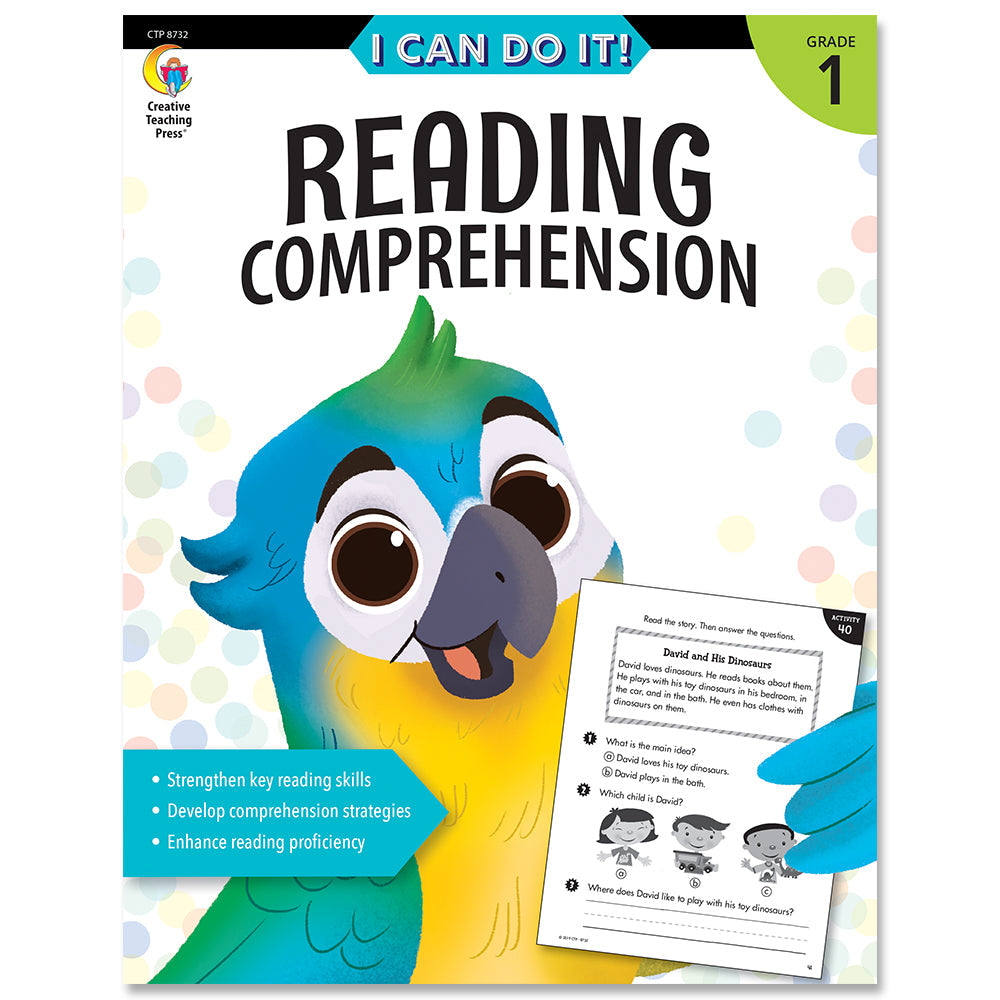 Creative Teaching I Can Do It! First Grade Reading Comprehension Workbook (CTP 8732)
