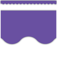 Teacher Created Ultra Purple Scalloped Border Trim (TCR8791)