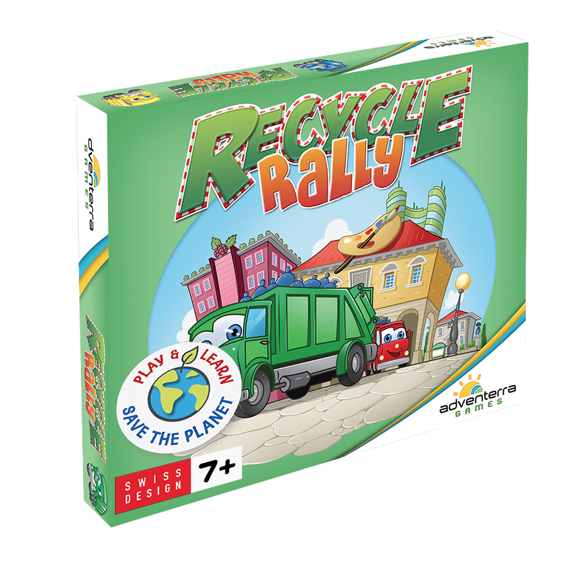 Adventerra Recycle Rally Board Game, Ages 7+