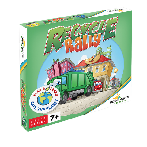 Adventerra Recycle Rally Board Game, Ages 7+