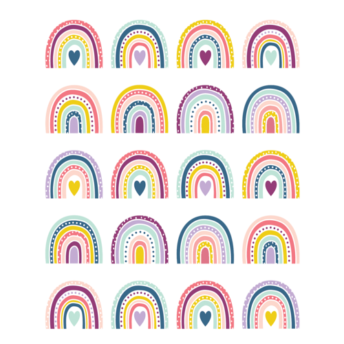 Teacher Created Resources Oh Happy Day Rainbows Stickers (TCR 9053)