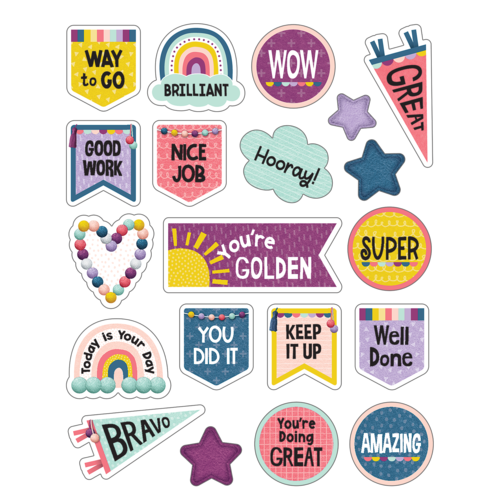 Teacher Created Resources Oh Happy Day Stickers (TCR 9054)