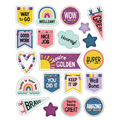 Teacher Created Resources Oh Happy Day Stickers (TCR 9054)