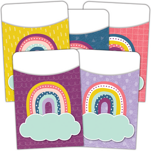 Teacher Created Resources Oh Happy Day Library Pockets - Multi Pack (TCR9061)