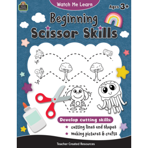 Teacher Created Watch Me Learn: Beginning Scissor Skills Activity Book (TCR 9107)