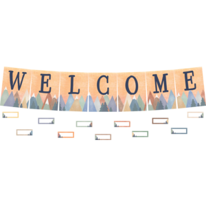 Teacher Created Moving Mountains Welcome Bulletin Board, 47 Pieces (TCR 9140)