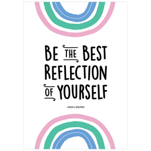 Creative Teaching Be The Best Reflection of Yourself Poster, 13 3/8" x 19", (CTP10434)