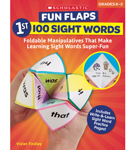 Scholastic Fun Flaps: 1st 100 Sight Words Workbook by Violet Findley (860313)