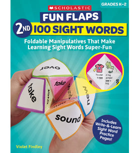 Scholastic Fun Flaps: 2nd 100 Sight Words Workbook by Violet FIndley (860314)