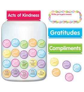 Scholastic Kindness & Gratitude Jar Bulletin Board Set (862625)