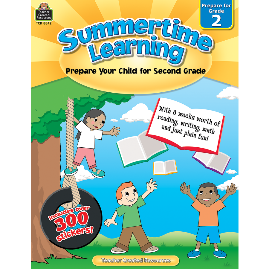 Teacher Created Resources Summertime Learning Preparing for Grade 2 (8842)