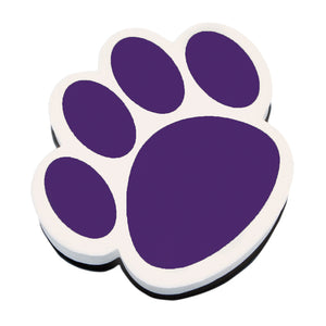 Ashley Purple Paw Magnetic Whiteboard Eraser, 3.75" (ASH 10005)