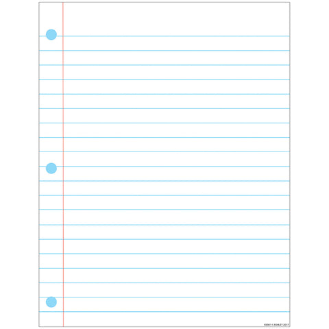 Ashley Smart Poly Chart Notebook Paper, Dry-Erase Surface (92001)