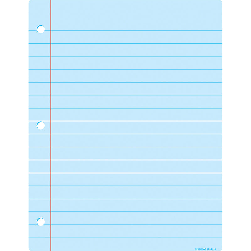 Ashley Smart Large Poly Chart Notebook Paper, Blue, Dry-Erase Surface (ASH 92014)