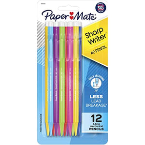 Paper Mate SharpWriter Mechanical Pencils, 12 Count (00796)