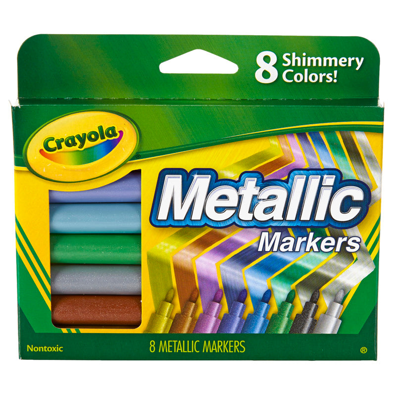 Crayola Metallic Markers, 8 Count (58-8628)