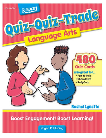 Kagan Quiz-Quiz-Trade: Language Arts, Grades 2-4. 480 Cards (BQQLA2)