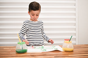 Learning Advantage Ready2Learn No Spill, No Tip Paint Pots, Cups, Set of 6 (CE10002)