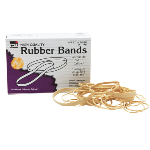 Charles Leonard Rubber Bands, Assorted (CHL 56154)