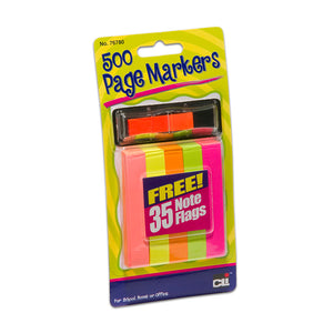 Charles Leonard Page Markers, Pack of 500 (CHL 76780)