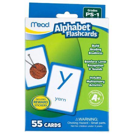 Mead® Alphabet Flashcards, Grades PS-1 (63038)