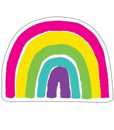 Carson Dellosa Rainbow Cut-Outs, Pack of 36 (CD 120618)