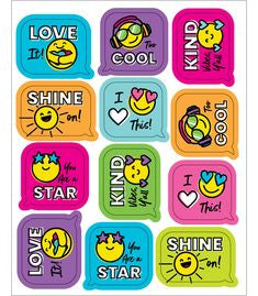 Carson Dellosa Smiley Faces Motivational Stickers. Pack of 72 (CD 168306)