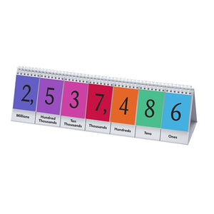 Didax Place Value Flip Stand, Thousandths to Millions (211884)
