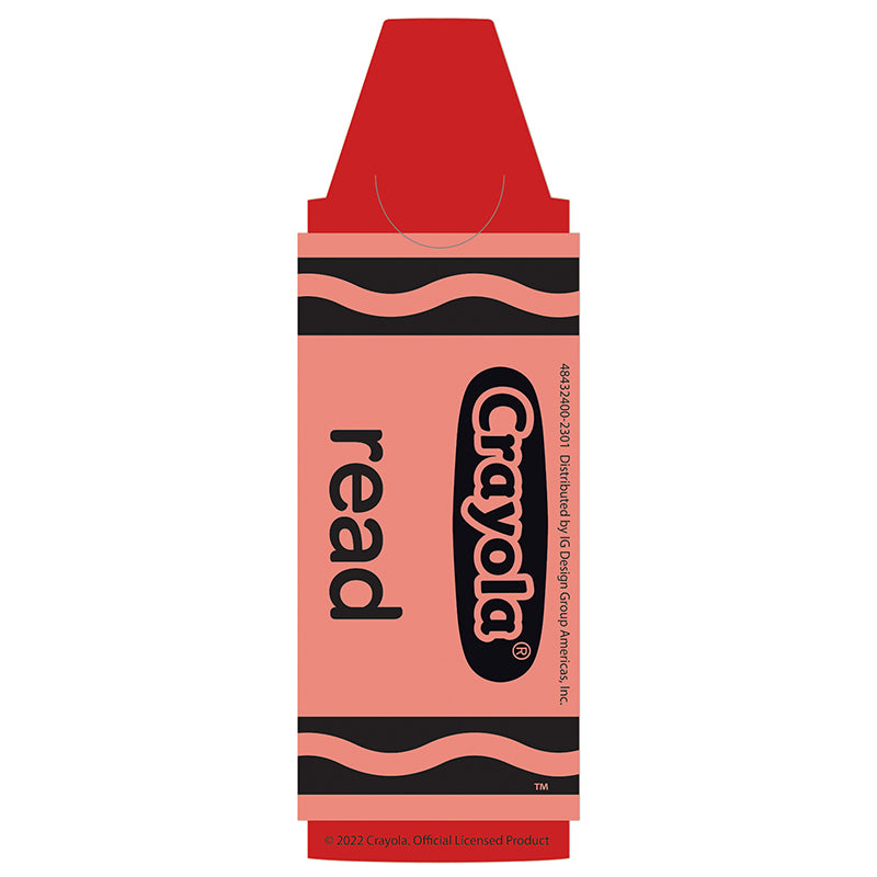 Eureka Crayola Bookmarks, 2" x 6", 36 Count (EU 843240)