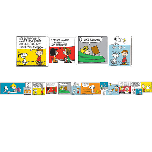Eureka Peanuts® Comic Blocks Deco Trim® Extra Wide Die Cut (EU 845072)