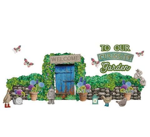Eureka Curiosity Garden Welcome Bulletin Board Set, 50-Piece Set (EU 847815)